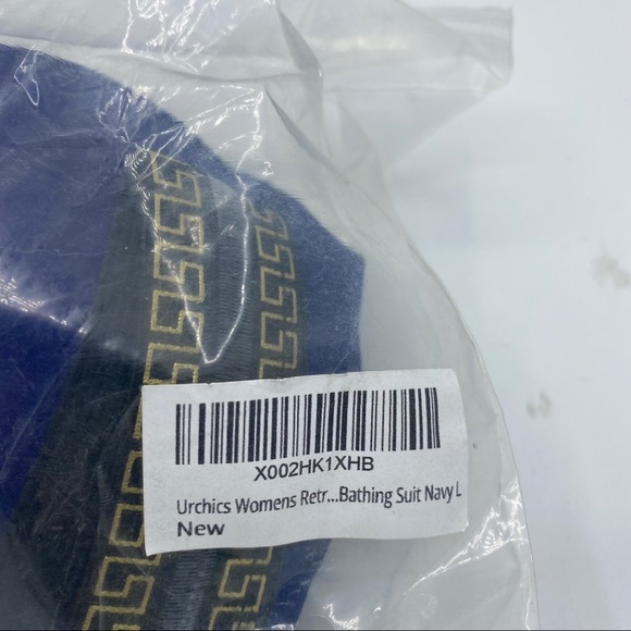 Vintage Inspired High Waisted Two Piece Bikini Swimsuit With Tummy Control Large - Picture 6 of 8